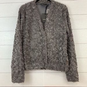 NWT Trouve Faux Fur Jacket Cardigan
